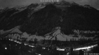 Archiv Foto Webcam Lötschental: Blick von Wiler aufs Bietschhorn 01:00