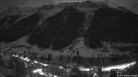 Archived image Webcam Lötschental: View from Wiler to Bietschhorn 03:00