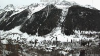 Archiv Foto Webcam Lötschental: Blick von Wiler aufs Bietschhorn 13:00