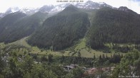 Archiv Foto Webcam Lötschental: Blick von Wiler aufs Bietschhorn 09:00