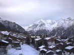 Archiv Foto Webcam Grächen: Ausblick vom Chalet Soldanella 07:00