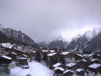 Archiv Foto Webcam Grächen: Ausblick vom Chalet Soldanella 09:00