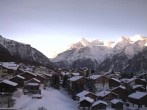 Archiv Foto Webcam Grächen: Ausblick vom Chalet Soldanella 07:00