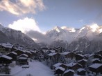 Archiv Foto Webcam Grächen: Ausblick vom Chalet Soldanella 07:00