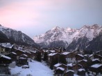 Archiv Foto Webcam Grächen: Ausblick vom Chalet Soldanella 06:00