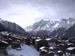 Archiv Foto Webcam Grächen: Ausblick vom Chalet Soldanella 09:00