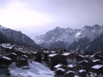 Archiv Foto Webcam Grächen: Ausblick vom Chalet Soldanella 11:00