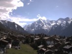 Archiv Foto Webcam Grächen: Ausblick vom Chalet Soldanella 15:00