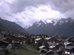 Archiv Foto Webcam Grächen: Ausblick vom Chalet Soldanella 09:00