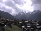 Archived image Webcam Grächen - Appartements Soldanella 13:00