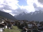 Archiv Foto Webcam Grächen: Ausblick vom Chalet Soldanella 17:00
