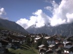 Archiv Foto Webcam Grächen: Ausblick vom Chalet Soldanella 09:00
