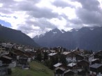 Archiv Foto Webcam Grächen: Ausblick vom Chalet Soldanella 13:00