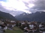 Archiv Foto Webcam Grächen: Ausblick vom Chalet Soldanella 17:00