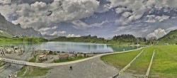 Archived image Webcam Engelberg: Panoramic view lake Trübsee 13:00