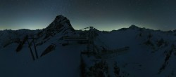 Archived image Webcam Sölden: Top Station Tiefenbach Glacier 23:00