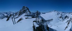 Archiv Foto Webcam Sölden: Bergstation Tiefenbachgletscher 01:00