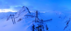 Archiv Foto Webcam Sölden: Bergstation Tiefenbachgletscher 05:00