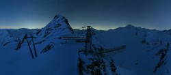 Archiv Foto Webcam Sölden: Bergstation Tiefenbachgletscher 19:00