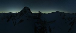 Archived image Webcam Sölden: Top Station Tiefenbach Glacier 23:00