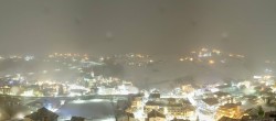 Archiv Foto Webcam Sölden: Blick auf den Ort 19:00