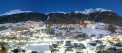 Archiv Foto Webcam Sölden: Blick auf den Ort 23:00