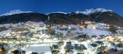 Archiv Foto Webcam Sölden: Blick auf den Ort 01:00