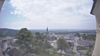 Archiv Foto Webcam Schöneck: Blick vom Rathaus Richtung Kirche 12:00