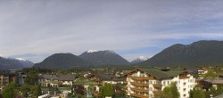 Archived image Webcam Mieming Plateau: Alpenresort Schwarz 07:00