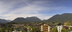 Archived image Webcam Mieming Plateau: Alpenresort Schwarz 09:00