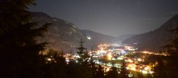 Archiv Foto Webcam Mayrhofen: Blick vom Gasthof Wiesenhof auf den Ort 18:00
