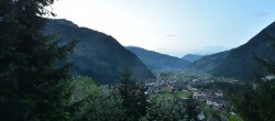 Archiv Foto Webcam Mayrhofen: Blick vom Gasthof Wiesenhof auf den Ort 19:00