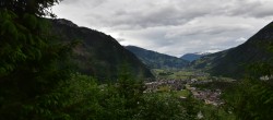 Archiv Foto Webcam Mayrhofen: Blick vom Gasthof Wiesenhof auf den Ort 15:00