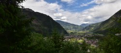 Archived image Webcam Mayrhofen im Zillertal - Town View 13:00