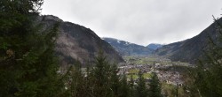 Archiv Foto Webcam Mayrhofen: Blick vom Gasthof Wiesenhof auf den Ort 13:00