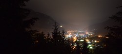 Archiv Foto Webcam Mayrhofen: Blick vom Gasthof Wiesenhof auf den Ort 20:00