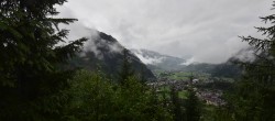 Archiv Foto Webcam Mayrhofen: Blick vom Gasthof Wiesenhof auf den Ort 07:00