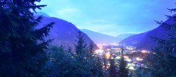 Archiv Foto Webcam Mayrhofen: Blick vom Gasthof Wiesenhof auf den Ort 03:00
