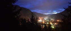 Archiv Foto Webcam Mayrhofen: Blick vom Gasthof Wiesenhof auf den Ort 03:00