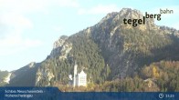 Archived image Webcam Schwangau - Hohenschwangau Castle 14:00