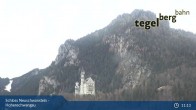 Archived image Webcam Schwangau - Hohenschwangau Castle 10:00