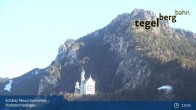 Archived image Webcam Schwangau - Hohenschwangau Castle 12:00