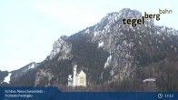 Archived image Webcam Schwangau - Hohenschwangau Castle 16:00