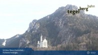 Archived image Webcam Schwangau - Hohenschwangau Castle 12:00