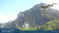 Archived image Webcam Schwangau - Hohenschwangau Castle 12:00