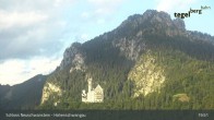 Archiv Foto Webcam Schwangau - Schloss Hohenschwangau 02:00