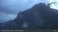 Archiv Foto Webcam Schwangau - Schloss Hohenschwangau 04:00