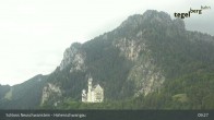Archiv Foto Webcam Schwangau - Schloss Hohenschwangau 08:00