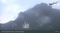 Archiv Foto Webcam Schwangau - Schloss Hohenschwangau 20:00