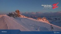Archived image Webcam Hintertux Glacier: &#34;Gefrorene Wand&#34; Summit 00:00